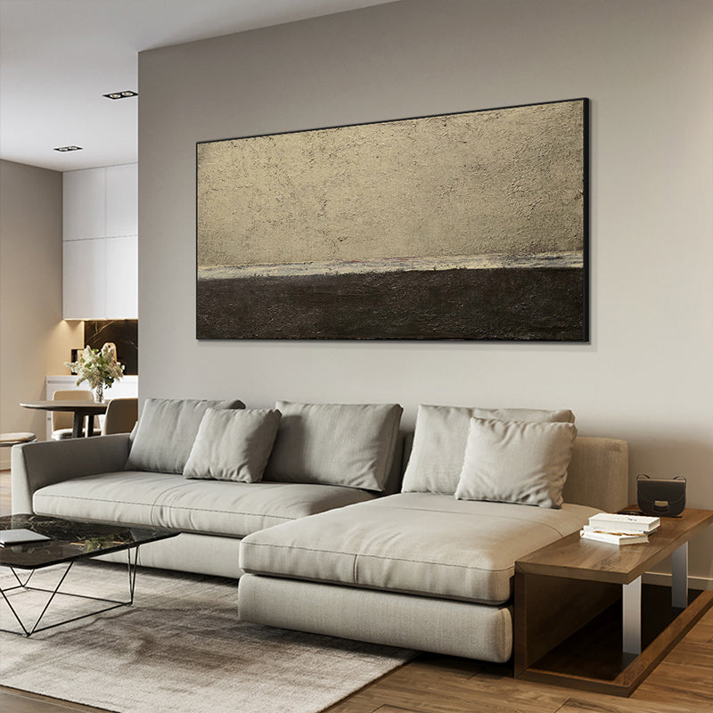 Euricos - Gold and Brown Wall Art Painting on Canvas N o H o