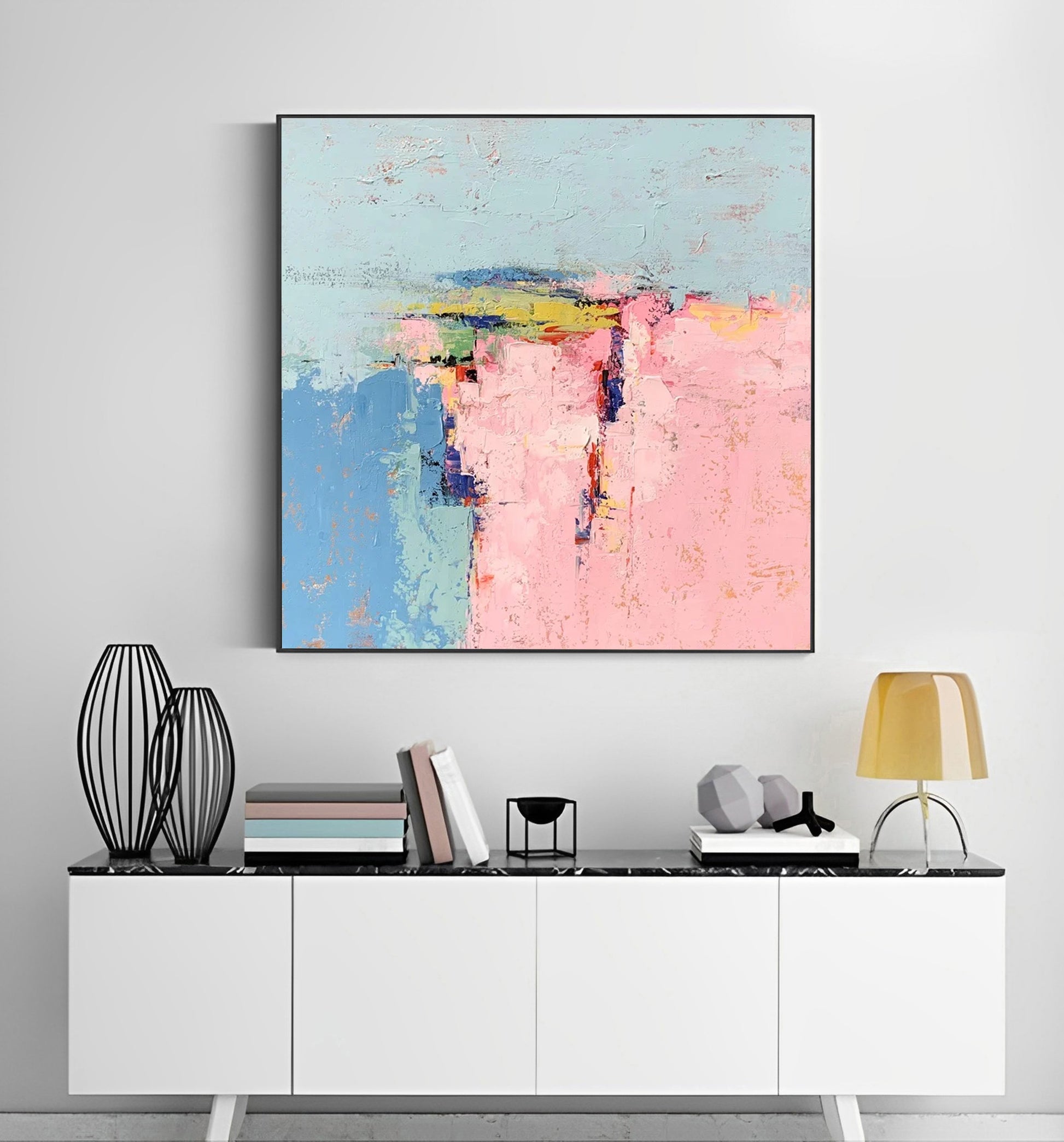 abstract art paintings for sale, bright abstract colorful paint, Noho Art Gallery