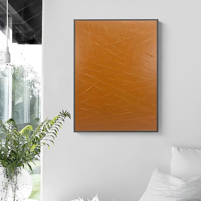 orange oil canvas painting