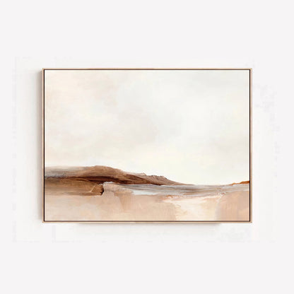 Sand - Abstract Minimalist Landscape Painting on Canvas