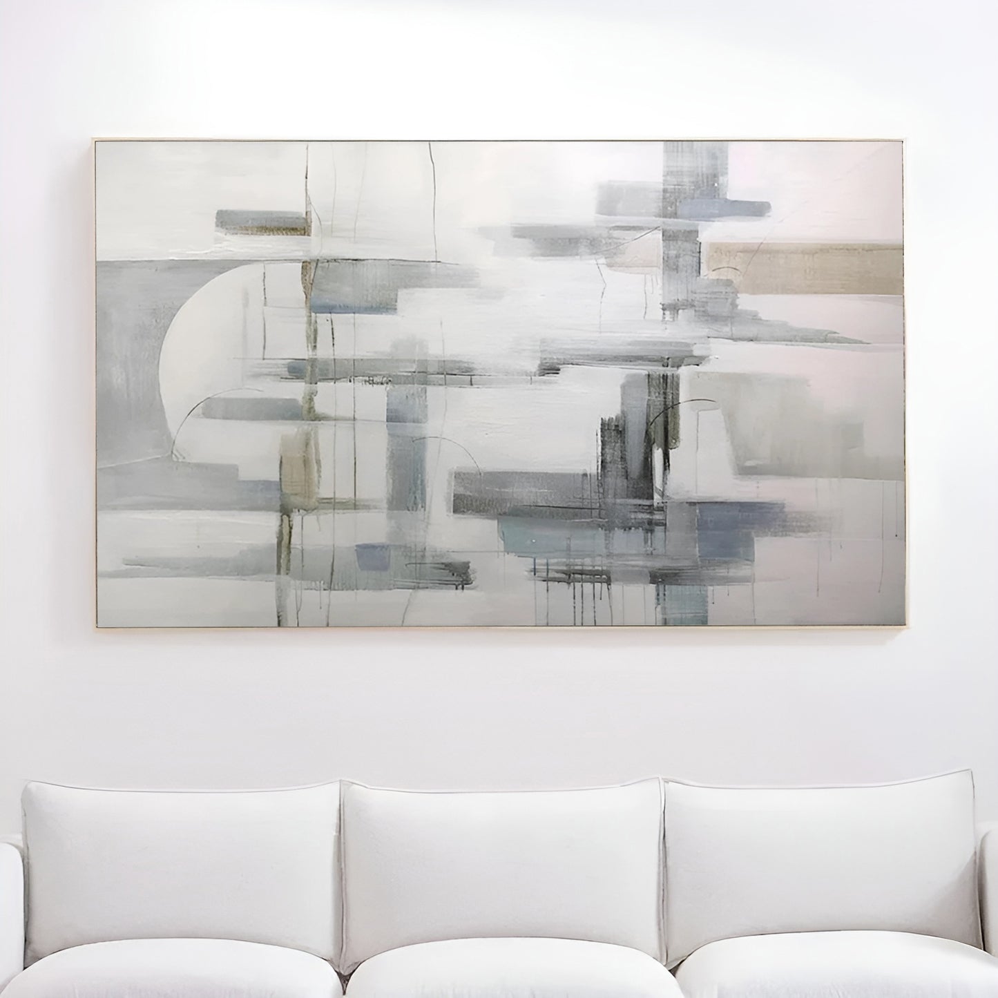 Sketch - Large Abstract Acrylic Painting on Canvas