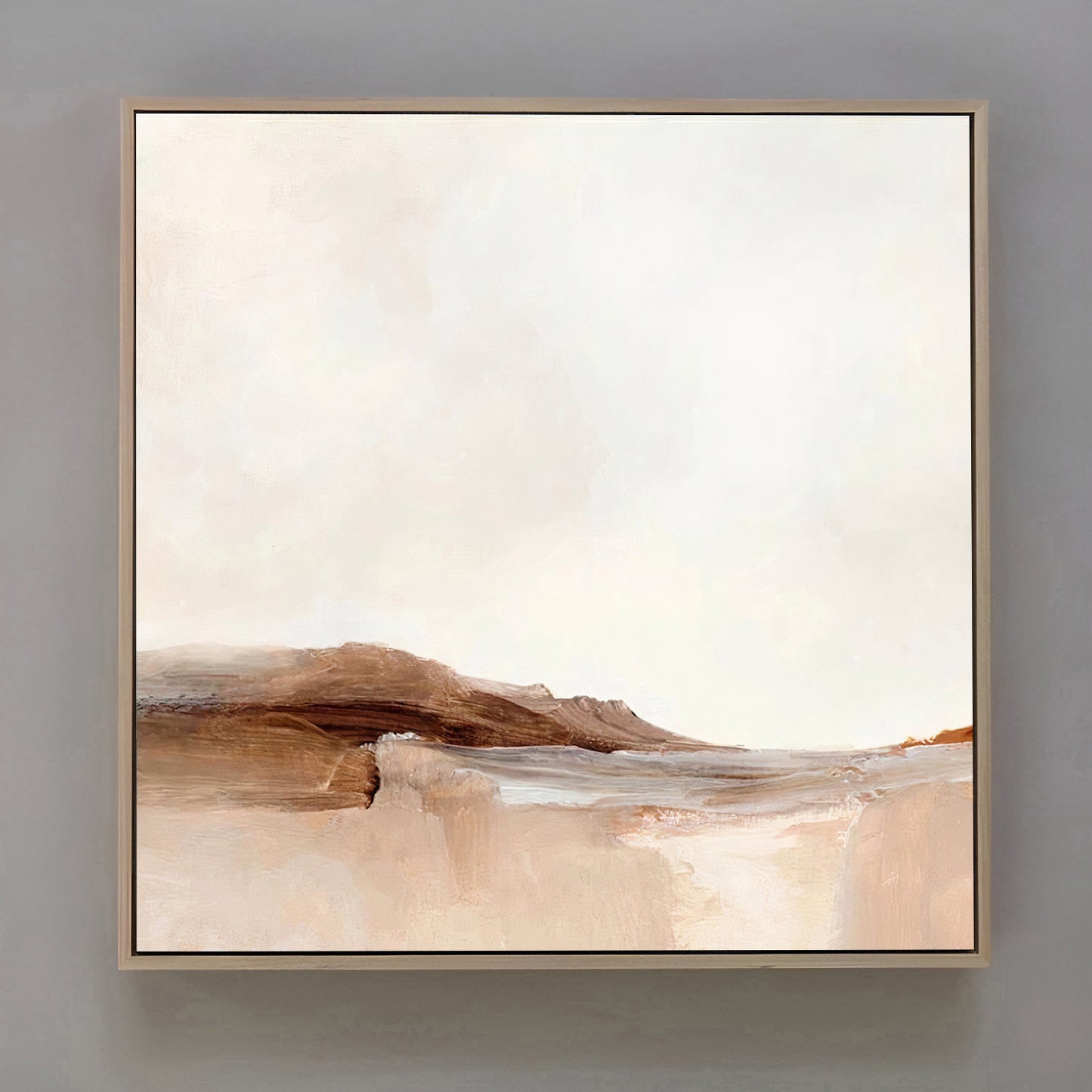 Sand - Abstract Minimalist Landscape Painting on Canvas