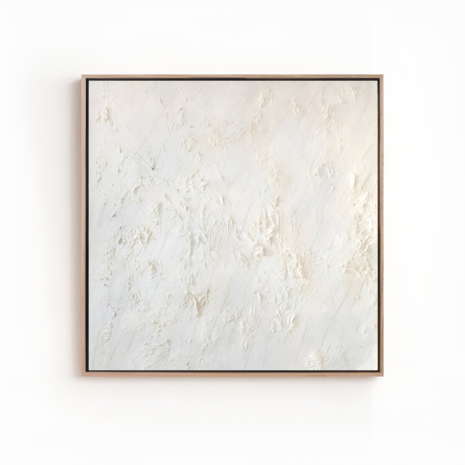 Blanche - Large White textured Painting