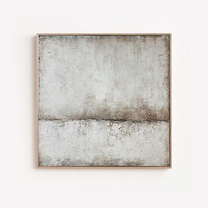 textured grey abstract painting | Noho Art Gallery