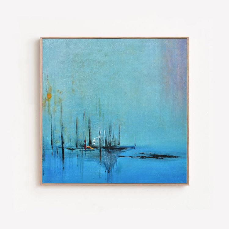 Profound - Blue Wall Art Canvas For  your Living Room Decor
