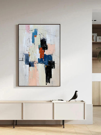 Discover This Stunning Colorful Abstract Large Painting For Living Room