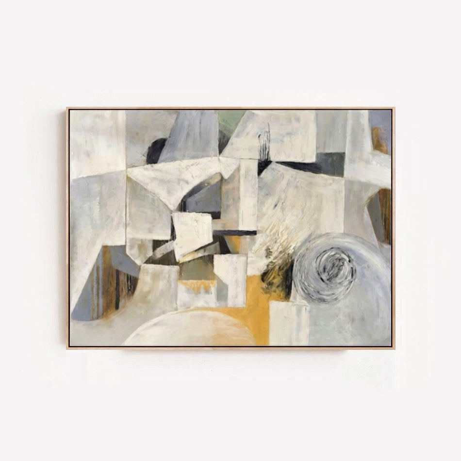 Forma - Large Neutral Abstract Wall Art Painting