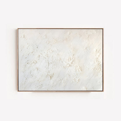 Blanche - Large White textured Painting