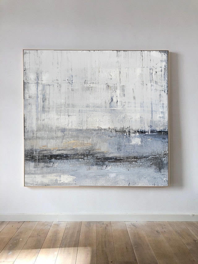 Mono - Grey Wall Art Acrylic Painting