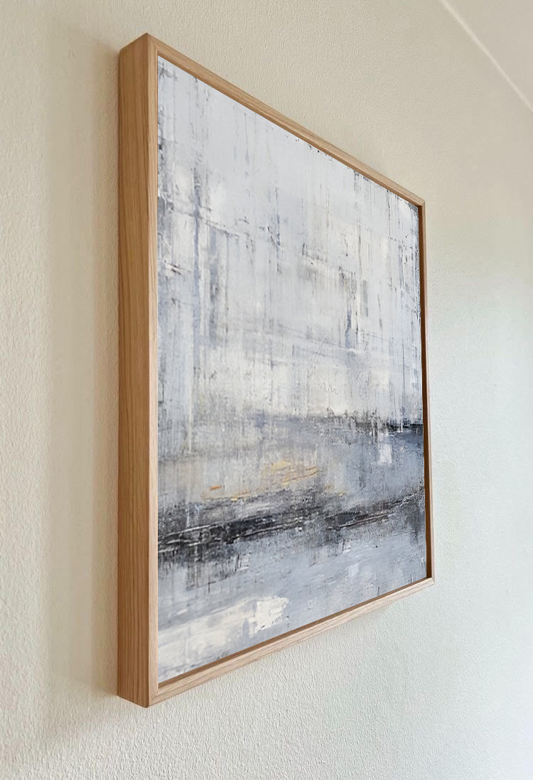 Mono - Grey Wall Art Acrylic Painting