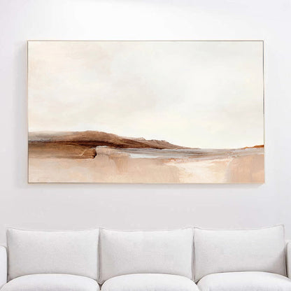 Sand - Abstract Minimalist Landscape Painting on Canvas